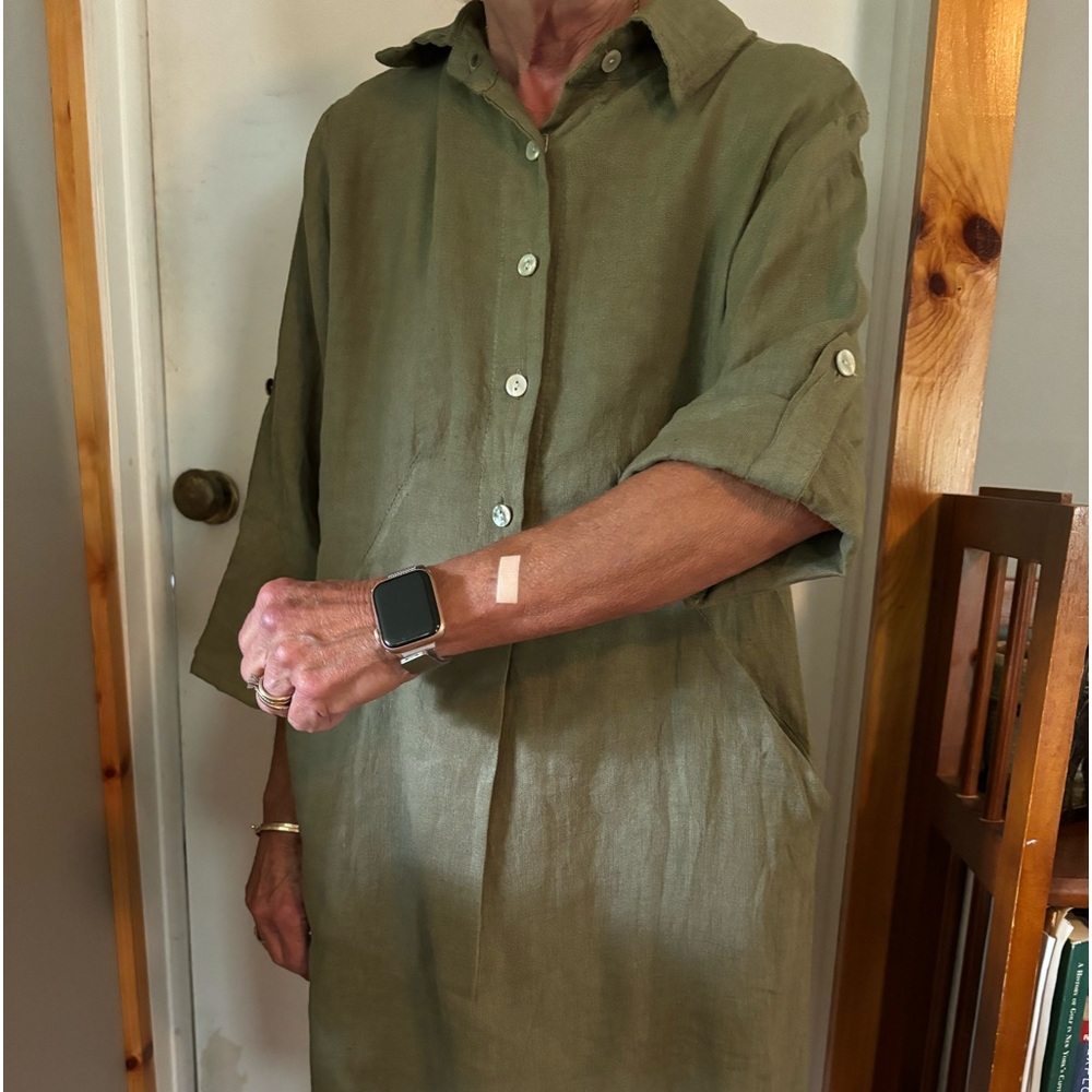 Elana Baldi long top to wear with leggings or can be a dress. NWT Made in Italy.